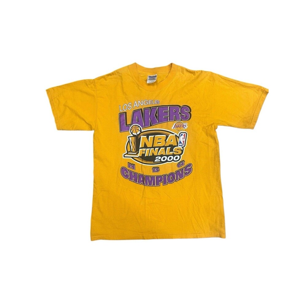 Vintage Los Angeles Lakers NBA Final Champions 2000 T-Shirt LARGE Kobe Bryant